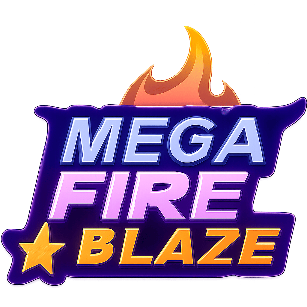 logo mega fire blaze